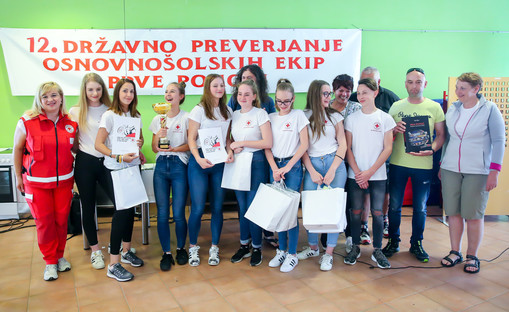 Ekipa OŠ Vavta vas se veseli zmage