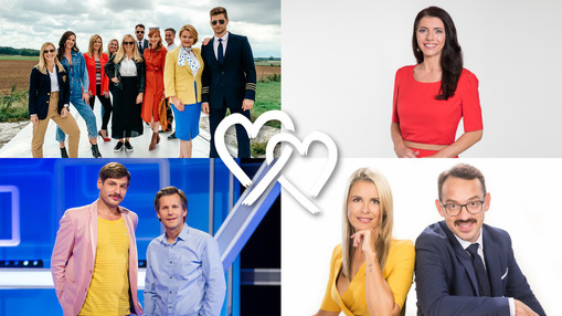 Oddaje Dobro jutro, Tednik, kviz Vem! in Vikend paket so med tednom dobrodelnosti svoje vsebine posvetile tudi dobrodelnim vsebinam. Foto: Arhiv RTV SLO